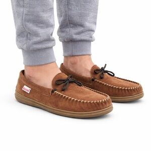 Size 10 SoftMoc Men’s Leather Dusk II Moccasins Brown Slip On Casual